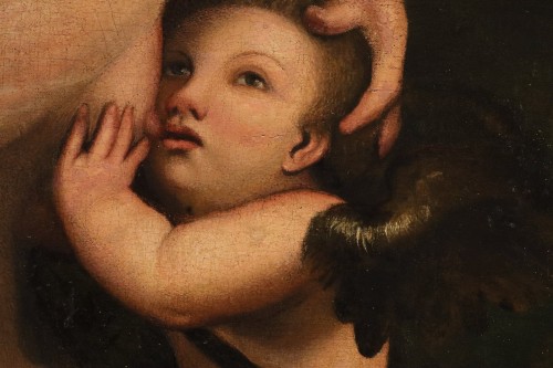 Venus Nursing Cupid, Italian school of the 17th century - 