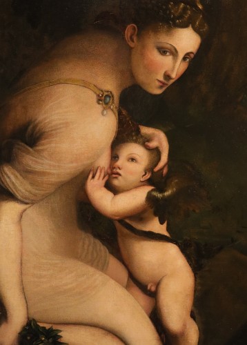 17th century - Venus Nursing Cupid, Italian school of the 17th century