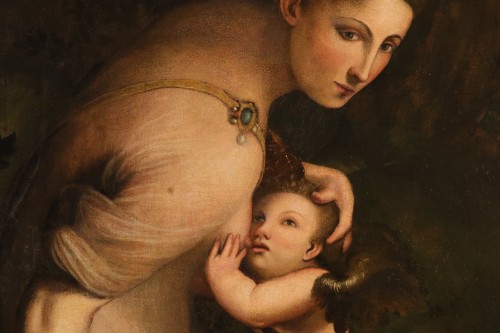Louis XIII - Venus Nursing Cupid, Italian school of the 17th century