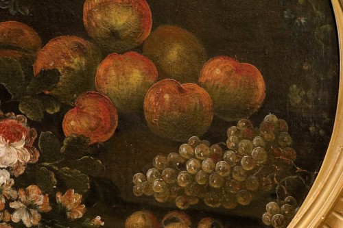 Felice Boselli (1650 – 1732) Still Life With Flowers And Fruit - Louis XIV