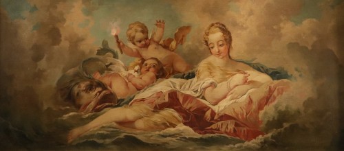 La naissance de Vénus, école française du XVIIIe siècle