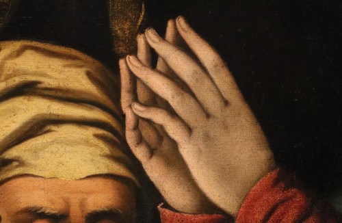 Madonna And Child, Italian school of the late 16th century - Louis XIII