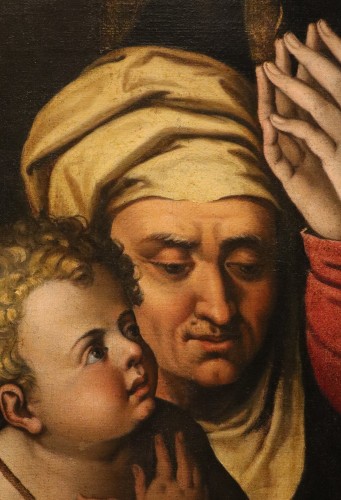 Louis XIII - Madonna And Child, Italian school of the late 16th century