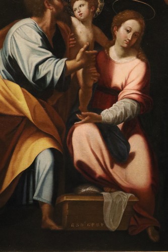 Antiquités - The Holy Family, Cristoforo Roncalli, Known As “il Pomarancio”