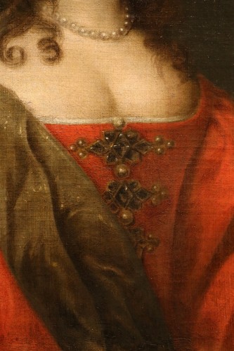 Antiquités - Willem van Honthorst (1594 – 1666), Portrait de Louise-Henriette d'Orange