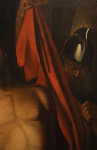 Antiquités - Ecce Homo, école flamande fin 17e siècle