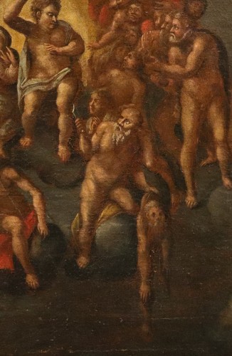Le Jugement dernier (par Michel-Ange), Peintre romain du XVIIe siècle - Antichità Castelbarco