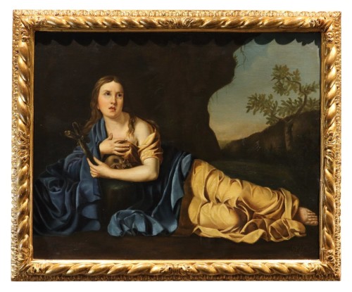 Marie-Madeleine pénitente, école italienne du 17e siècle