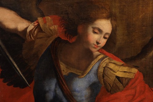 Tableaux et dessins Tableaux XVIIe siècle - Saint Michel Archange, atelier de Guido Reni (1575 - 1642)