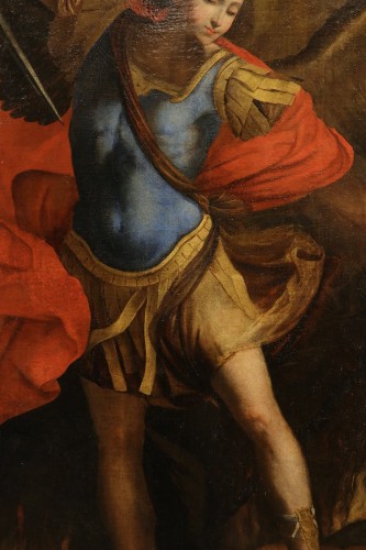 Saint Michel Archange, atelier de Guido Reni (1575 - 1642) - Antichità Castelbarco