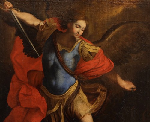 Antiquités - Saint Michel Archange, atelier de Guido Reni (1575 - 1642)