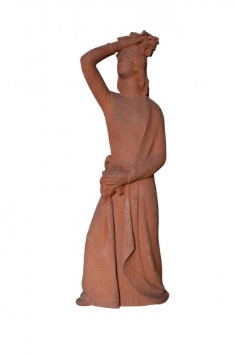 Giorgio Rossi (1894–1981) Woman with Flowers on Head, 1946