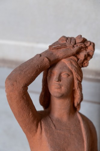 Sculpture  - Giorgio Rossi (1894–1981) Woman with Flowers on Head, 1946