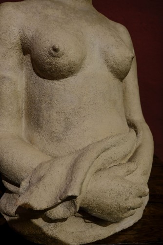 Art Déco - Giorgio Rossi, Terracotta Female Figure, 1930s