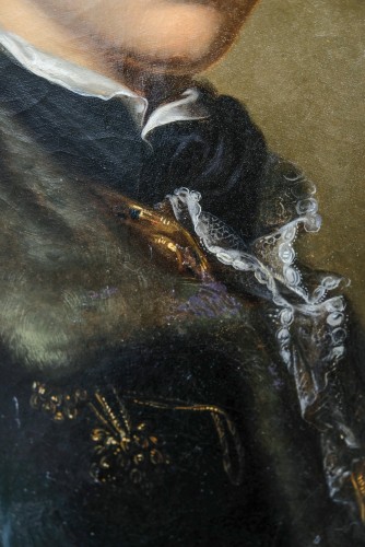 Paintings & Drawings  -  Young Man in a Blue Velvet Coat, attributed to J.H. Tischbein the Elder