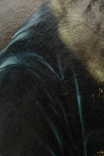 Louis XV -  Young Man in a Blue Velvet Coat, attributed to J.H. Tischbein the Elder