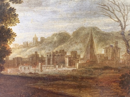 Flight into Egypt in a Landscape with Ruins - 