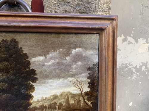 Louis XIII - Fuite en Égypte, peintre nordique actif à Rome, début du XVIIe siècle