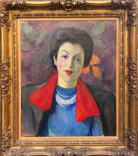 Edoardo Gordigiani (1891 – 1965), Portrait de Lina Bietoletti, 1949