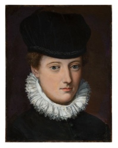 Portrait de dame florentine au chapeau – Atelier d’Alessandro Allori, vers 1580