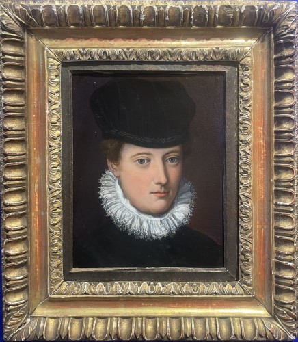Antiquités - Portrait Of A Florentine Noblewoman, Workshop Of Alessandro Allori, c. 1580