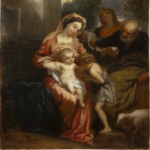 17th century - Livio Mehus (1627-1691), Modello for a Prato Altarpiece, c. 1670