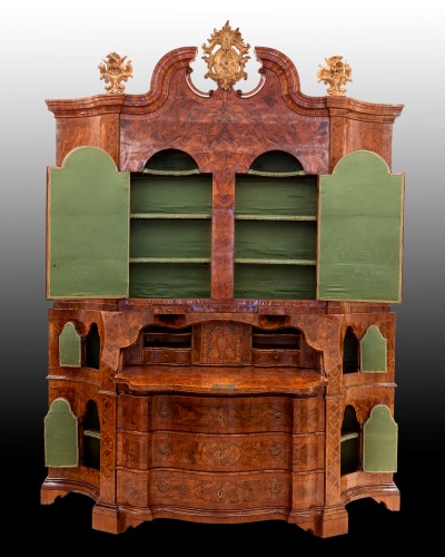 Grand scriban vénitien du XVIIIe siècle - Mobilier Style 