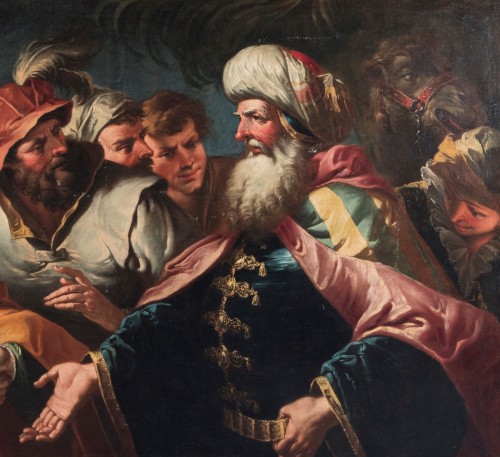 Paintings & Drawings  - Gaspare Diziani (1689 - 1767),  Joseph sold to Potiphar
