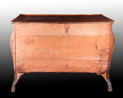 Mobilier Commode - Paire de commodes plaquées de noyer, Lombardie, seconde moitié du XVIIIe siècle