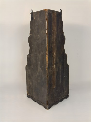 Hanging corner cabinet, Piedmont, 18th century - 