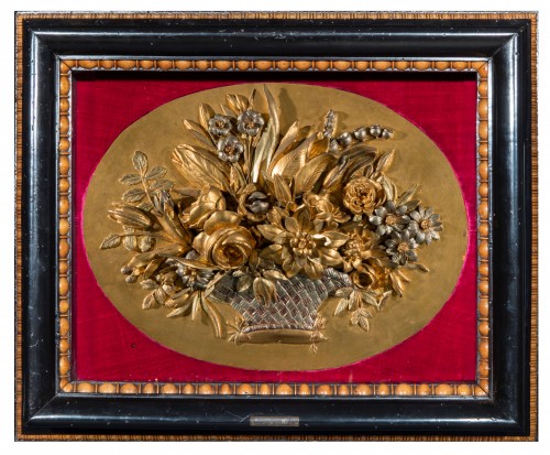 Four sculpted, carved and gilded wooden panels, Piedmont early 19th century - 