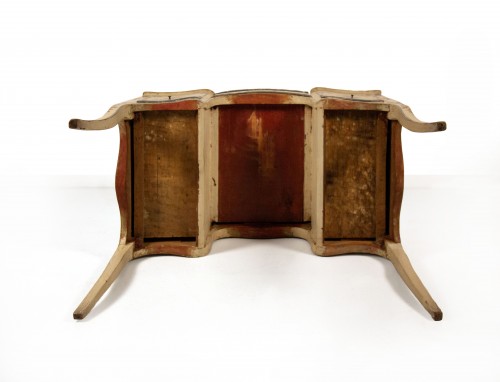Antiquités - Lacquered wood dressing table, Genoa18th century