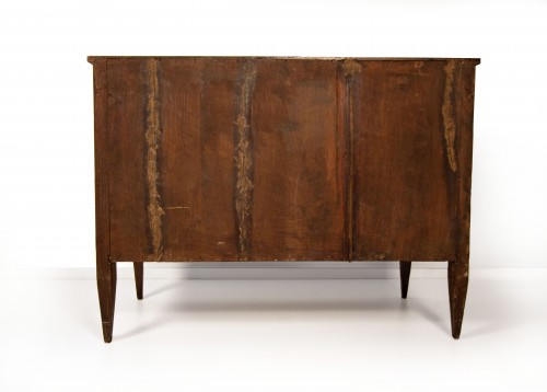 19th century - Chest of drawers veneered in rosewood, various woods, late 18th/early 19th 