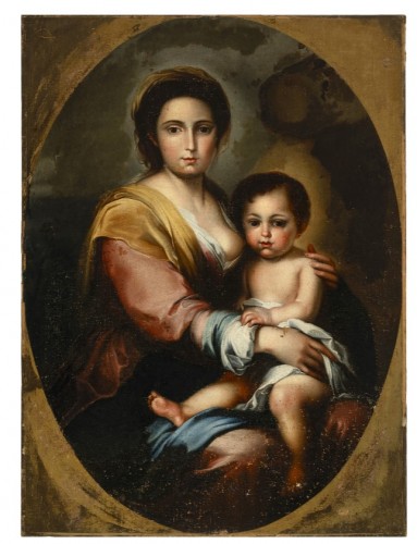Madonna del latte, Anonymous, early 19th century (copy of Bartolomé Esteban Murillo)