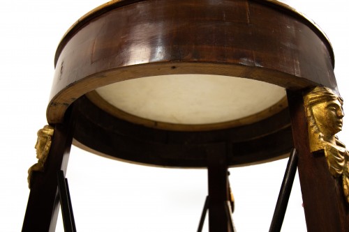 Antiquités - Pair of mahogany gueridons early 20th century