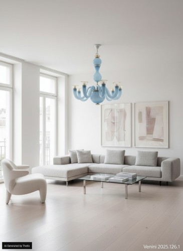 Gio Ponti (1891-1979) Chandelier circa 1946 - Lighting Style 50