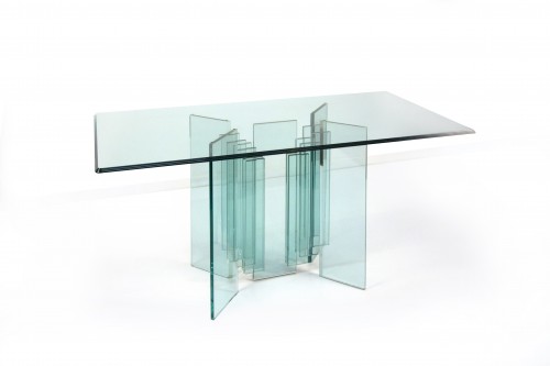 Crystal console, mid-20th century - 