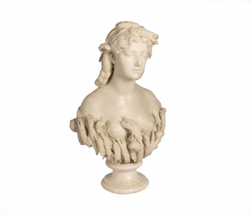 Antonio Bottinelli (1827 -1898) - Allegory of Summer, circa 1868 - Sculpture Style 