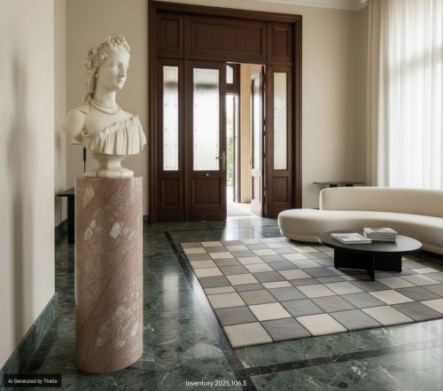  - Francesco Romano (1833-1875) Jeune fille à la couronne de fleurs