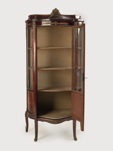 Mahogany display cabinet, France second half of the 19th century - Furniture Style 