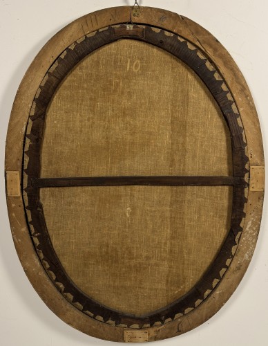 Capriccio architectural avec personnages, Anonyme XVIIIe siècle  - Tableaux et dessins Style 