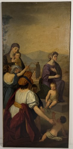 Paintings & Drawings  - Biblical Scene, Anonymous 19th century