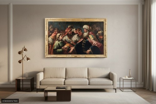 XVIIIe siècle - Gaspare Diziani (1689 - 1767), Joseph vendu à Putifarre