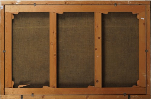 XVIIe siècle - Paysage fluvial avec voyageurs, école anversoise du 17e siècle