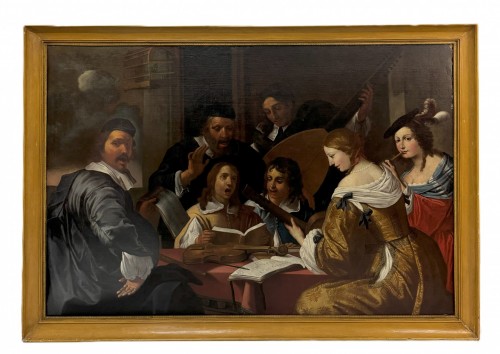 Anonyme XVIIe siècle, Le Concert (copie d'Hermans van Bijler)