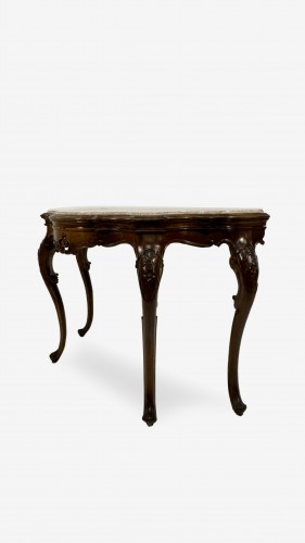 Furniture  - Walnut console, Veneto,18th century