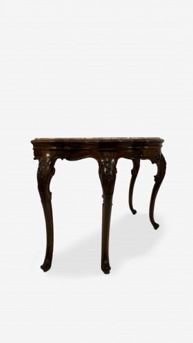 18th century - Walnut console, Veneto,18th century