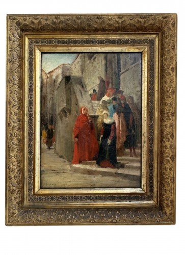Eleuterio Pagliano (1826-1903), Dante rencontre Béatrice