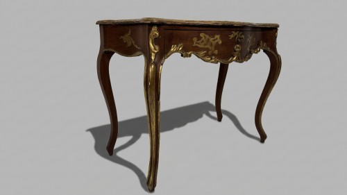 Mobilier Console - Console en sapin partiellement doré, XVIIIe siècle