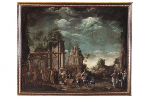 Adoration des mages parmi les ruines classiques, Domenico Carpinoni (1566 - 1658)